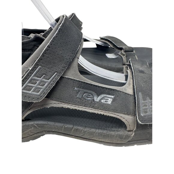 Teva Mens Minam Black Adjustable Strap Outdoor Sandals Size 10 - Picture 2 of 10